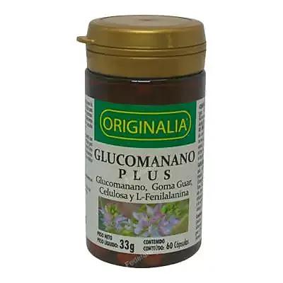 Glucomanano plus (saciante originalia) 60 cápsulas, Integralia