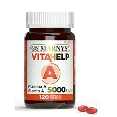 Vitahelp vitamina a 5000UI 120 cápsulas, Marnys