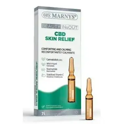Beauty in & out cbd skin relief 7 ampollas, Marnys