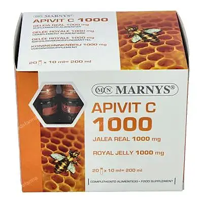Apivit C 1000 mg 20 ampollas, Marnys