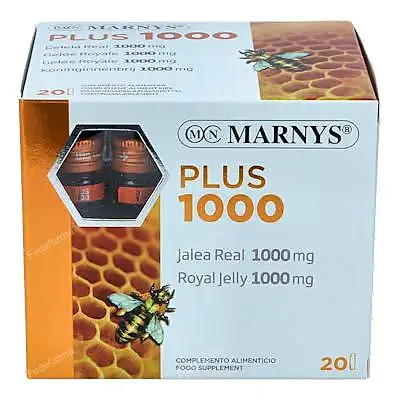 Jalea real plus 1000 mg 20 viales, Marnys