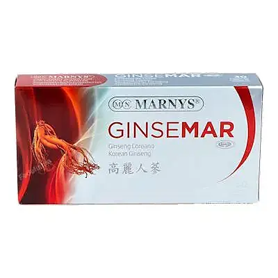 Ginsemar (ginseng coreano) 30 cápsulas, Marnys