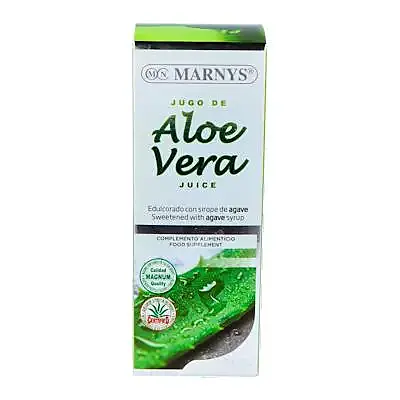 Jugo de aloe vera y agave puro 500 ml, Marnys