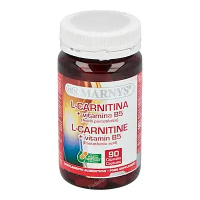 L-CARNITINA+vitamina B5 90 cápsulas, Marnys