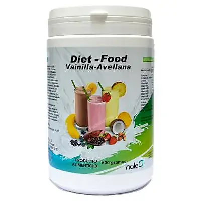 Diet food batido vainilla y avellana 500 g, NALE