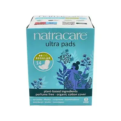 Compresas regular 14und c/alas, Natracare