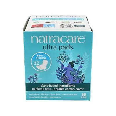 Compresa super 12und con alas, Natracare
