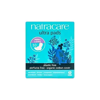 Compresa long 10und con/alas, Natracare