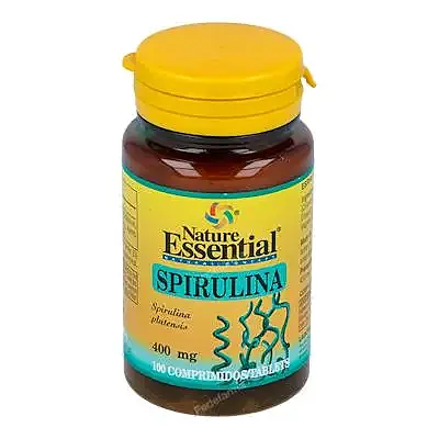 Espirulina 400 mg 100 comprimidos, Nature Essential