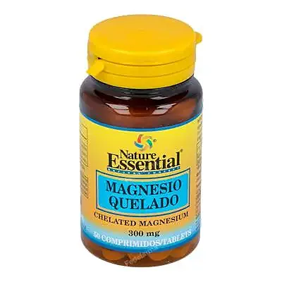 Magnesio quelado 300 mg 50 comprimidos, Nature Essential