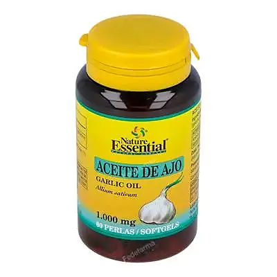 Ajo 1000 mg 60 perlas, Nature Essential