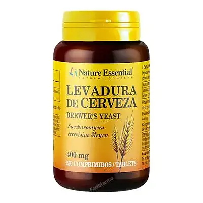 Levadura de cerveza 400 mg 250 comprimidos, Nature Essential