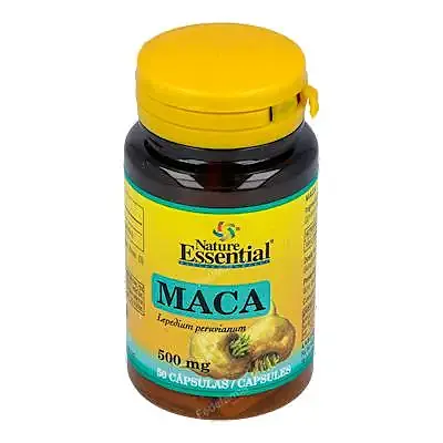 Maca 500 mg 50 cápsulas, Nature Essential