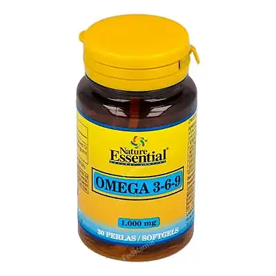 Omega 3-6-9 1000 mg 30 perlas, Nature Essential