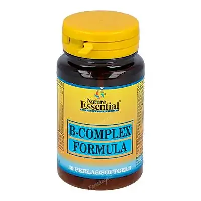 B complex fórmula 500 mg 30 perlas, Nature Essential