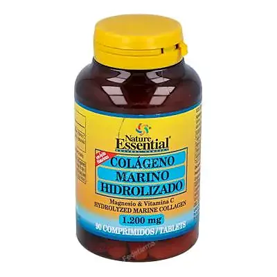 Colágeno marino hidrolizado + mag. 1200 mg 90 comprimidos, Nature Essential
