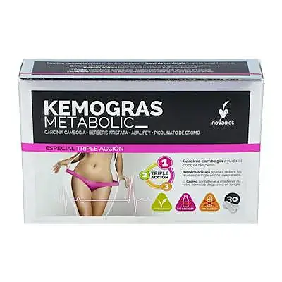 Kemogras metabolic 30 cápsulas, Novadiet