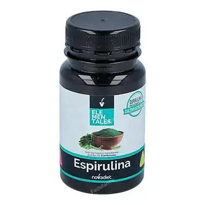 Espirulina 1500 mg elementales 60 cápsulas, Novadiet