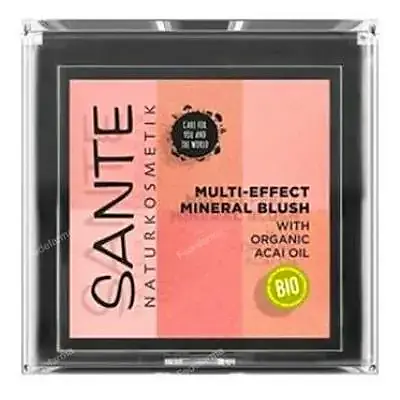 Colorete multi effect 6 tonos 01 coral 8 g, Sante Naturkosmetik