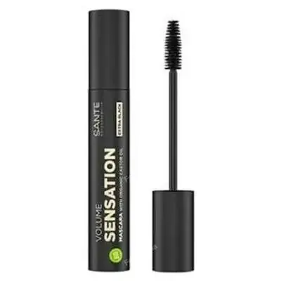Máscara pestañas volumen sensation 01 black, Sante Naturkosmetik