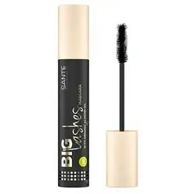 Máscara pestañas big lashes 01 black, Sante Naturkosmetik