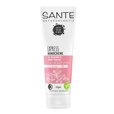 Crema de manos expres sensibles almendras y arcilla blanca BIO, Sante Naturkosmetik
