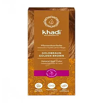 Tinte castaño dorado 100, Khadi