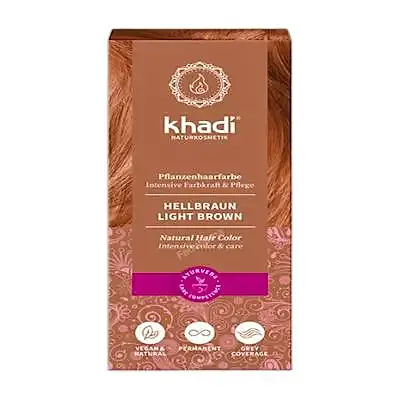 Tinte castaño claro 100 g, Khadi