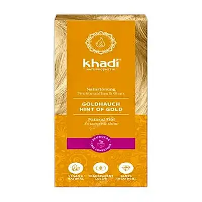 Tinte rubio toque dorado 100 g, Khadi