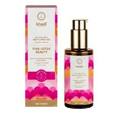Aceite elixir ayurveda loto rosado equilibrio 100 ml, Khadi