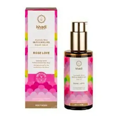 Aceite elixir ayurveda rosa regenerante 100 ml, Khadi