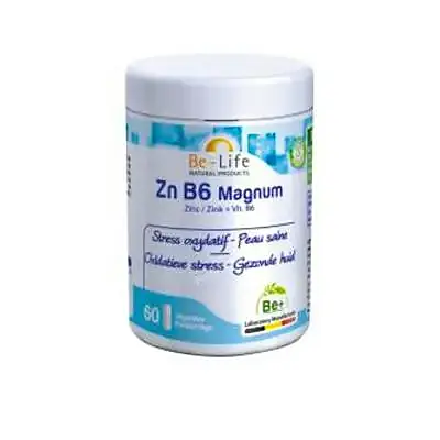 Zinc B6 magnum 60 cápsulas, Be-Life