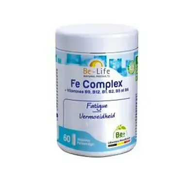 Fe complex 60 cápsulas, Be-Life