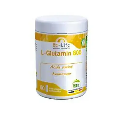 L-glutamina 800 mg 60 cápsulas, Be-Life