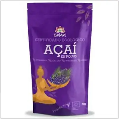 Acai polvo BIO 70 g, Iswari