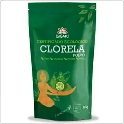 Chlorella polvo BIO 125 g, Iswari