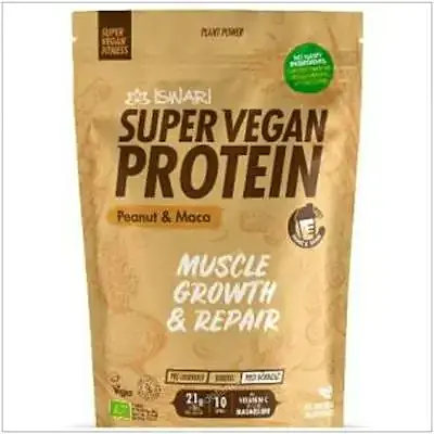 Super protein fitness cacahuete-maca 350 g, Iswari