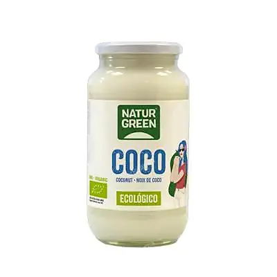 Aceite coco virgen extr. crudo naturgreen BIO 800 ml, Natur Green