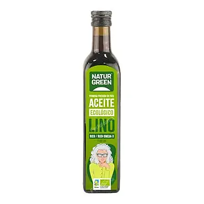 Aceite lino 1ra presion naturgreen BIO 500 ml, Natur Green
