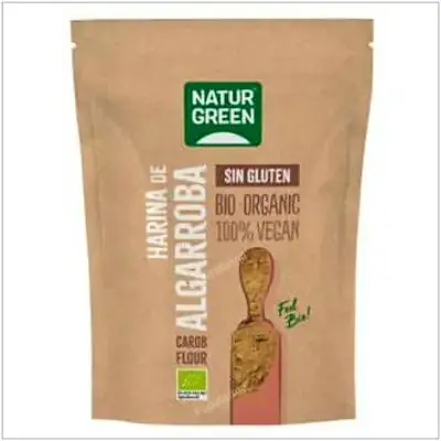 Harina algarroba sin gluten naturgreen BIO 500 g, Natur Green