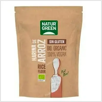 Harina de arroz sin gluten BIO 500 g, Naturgreen