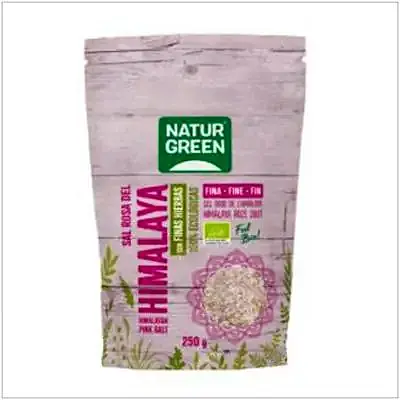 Sal del himalaya con finas hierbas sin gluten BIO 250 g, Naturgreen