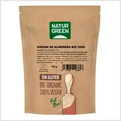 Harina de almendra sin gluten BIO 300 g, Naturgreen