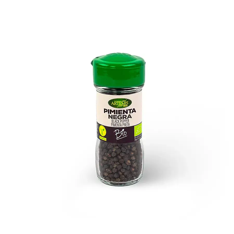 Pimienta negra grano 40 g, Artemis