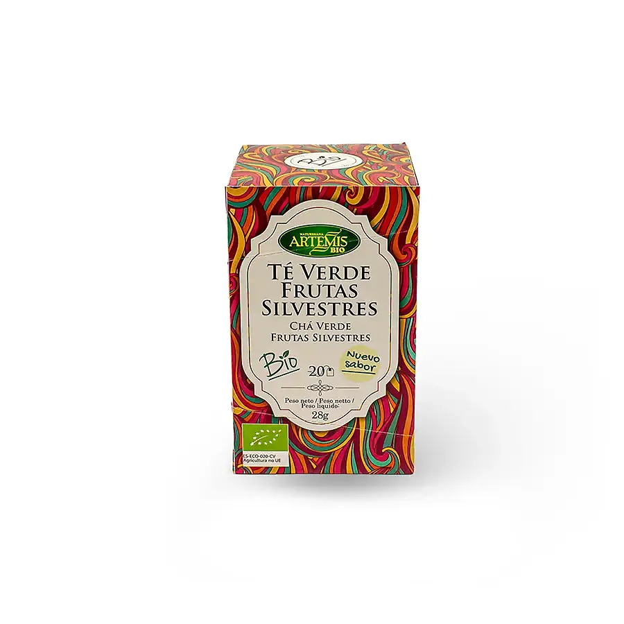 Infusión té verde frutas silvestre 20f BIO, Artemis