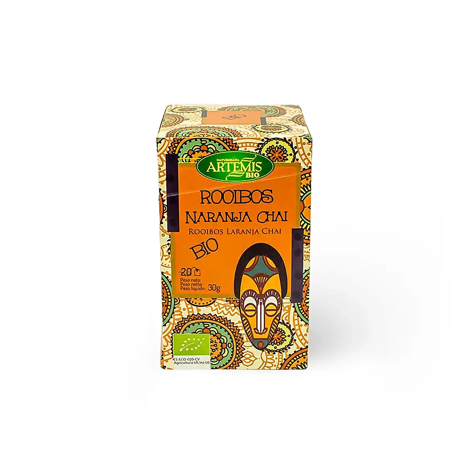 Infusión rooibos naranja chai 20filtro BIO, Artemis
