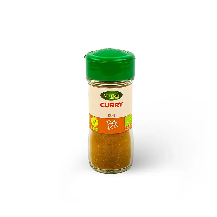 Curry polvo tarro BIO 30 g, Artemis