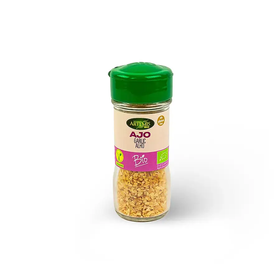 Ajo granulado tarro cristal BIO 50 g, Artemis