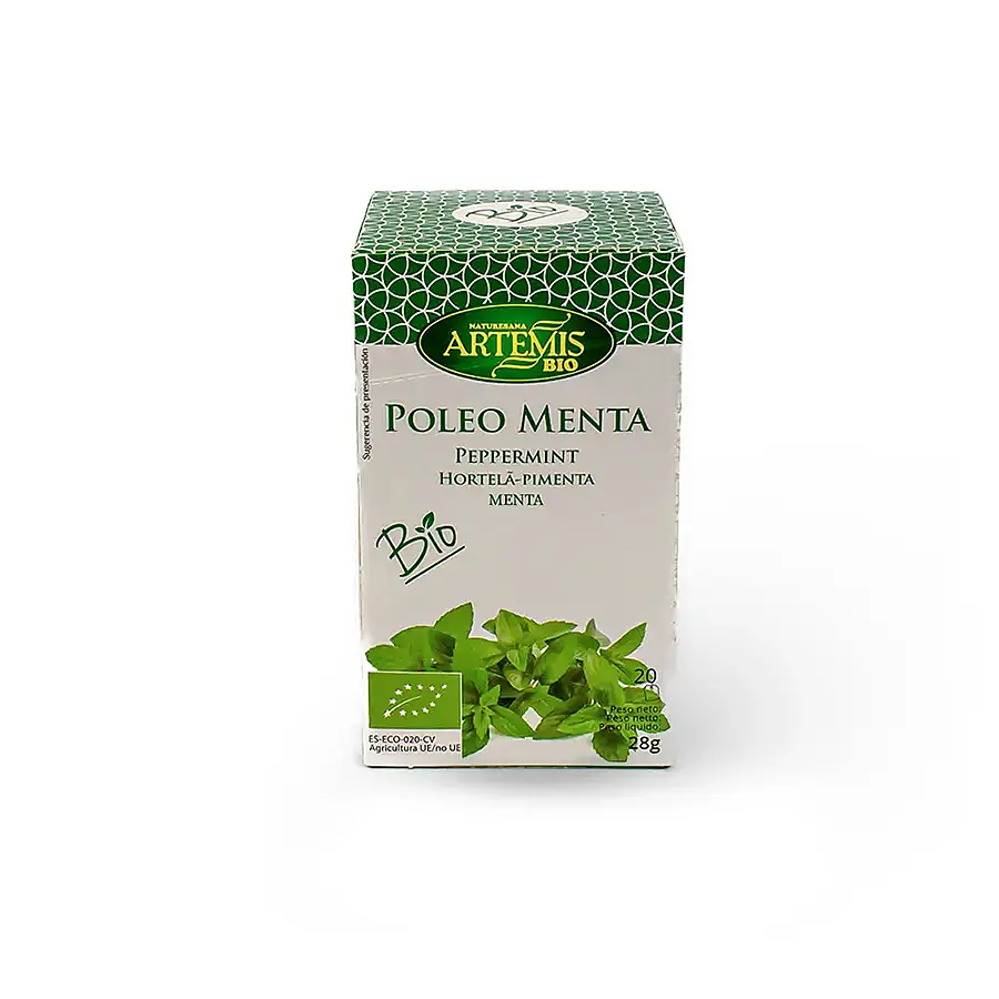 Infusión poleo menta BIO 20 filtros, Artemis