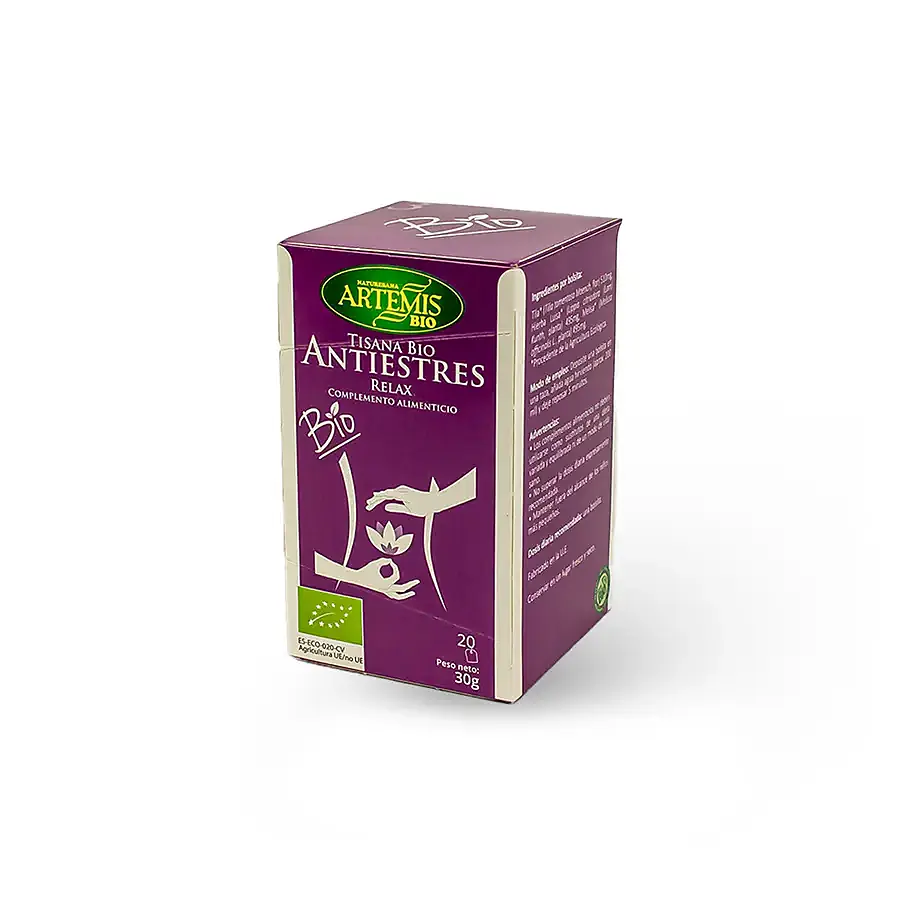 Infusión antiestres BIO 20 filtros, Artemis